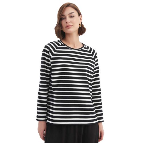 TIRELLI Stripe Long Sleeve Weekend T-Shirt
